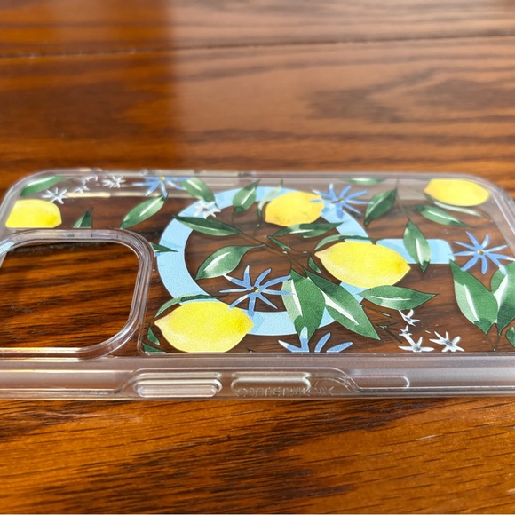 OtterBox Symmetry Series Clear Vintage Vacation iPhone 13 Pro Limoncello pattern - Picture 4 of 4